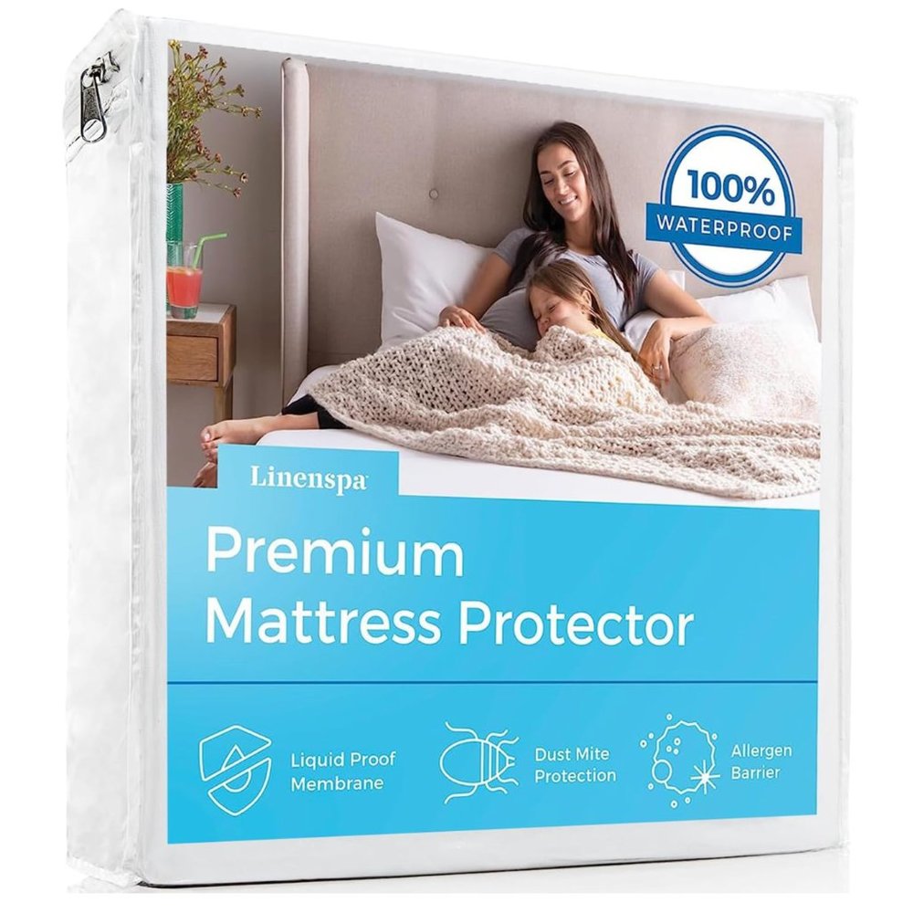 Waterproof Smooth Top Premium Full Mattress Protector Breathable &Hypoallergenic